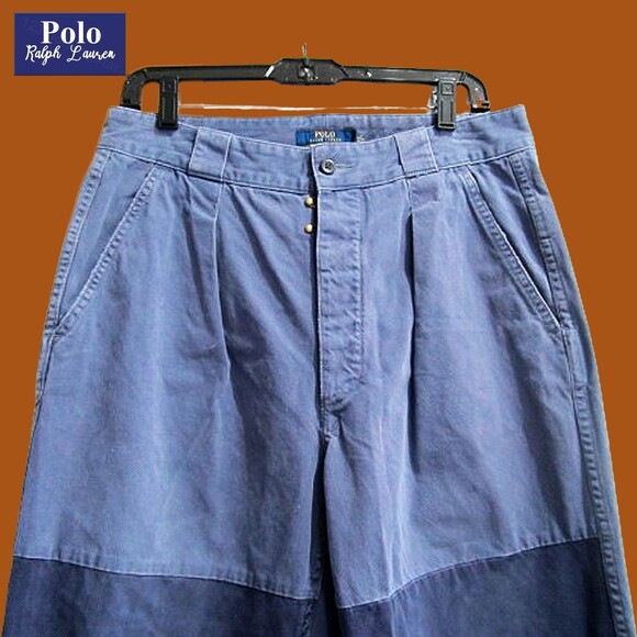 POLO Ralph Lauren NEW CALVARY Patched Twill Crop Baggy Leg 8 - Picture 2 of 12
